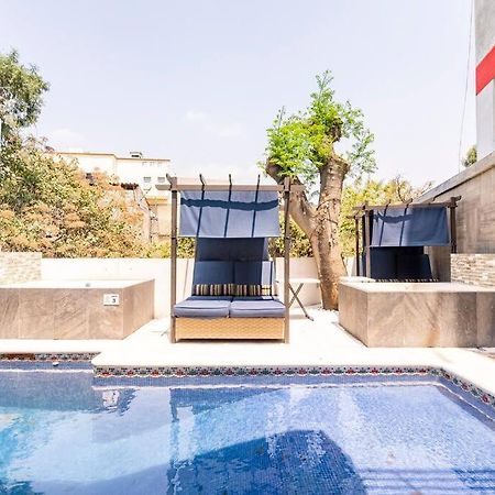 Loft Arte Y Diseno Alberca Climatizada, Amenidades Y Lujo, Terraza Privada Con Asador De Carbon, Cuernavaca Somos Los Unicos Que Te Ofrecemos Para Tu Uso Personal Y Exclusivo 2 Jacuzzis Con Agua Caliente Y Sistema De Hidromasaje Tipo Spa 外观 照片